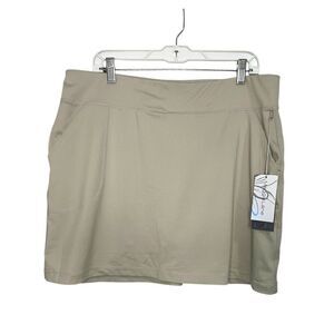 Maggie Lane Women’s XL Golf Flat Front Knit Skort Sage Green NEW
